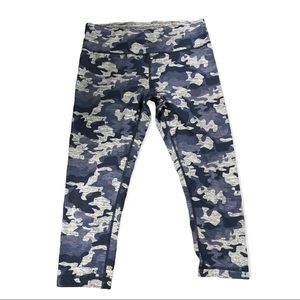 ACTIVE LIFE Blue/Gray (camouflage)Women’Leggings Sz M‎